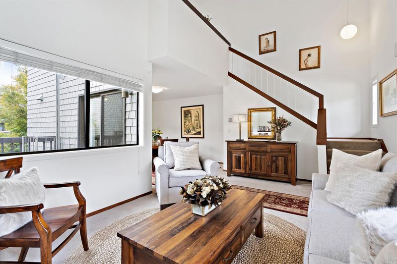 downstairs