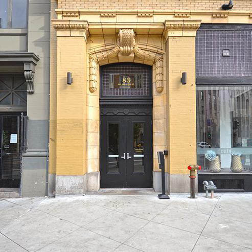 outside entrance 83 McAllister Street #106 - Jeff Silver - Silver Properties - San Francisco, CA