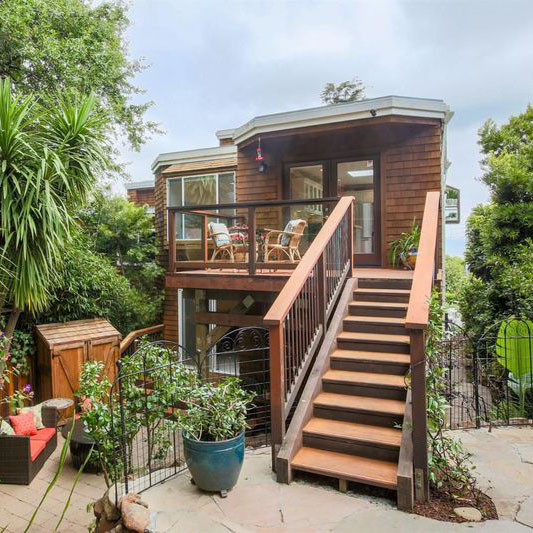 outside deck and patio